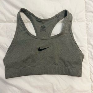 Nike Gray Sports Bra, size Small